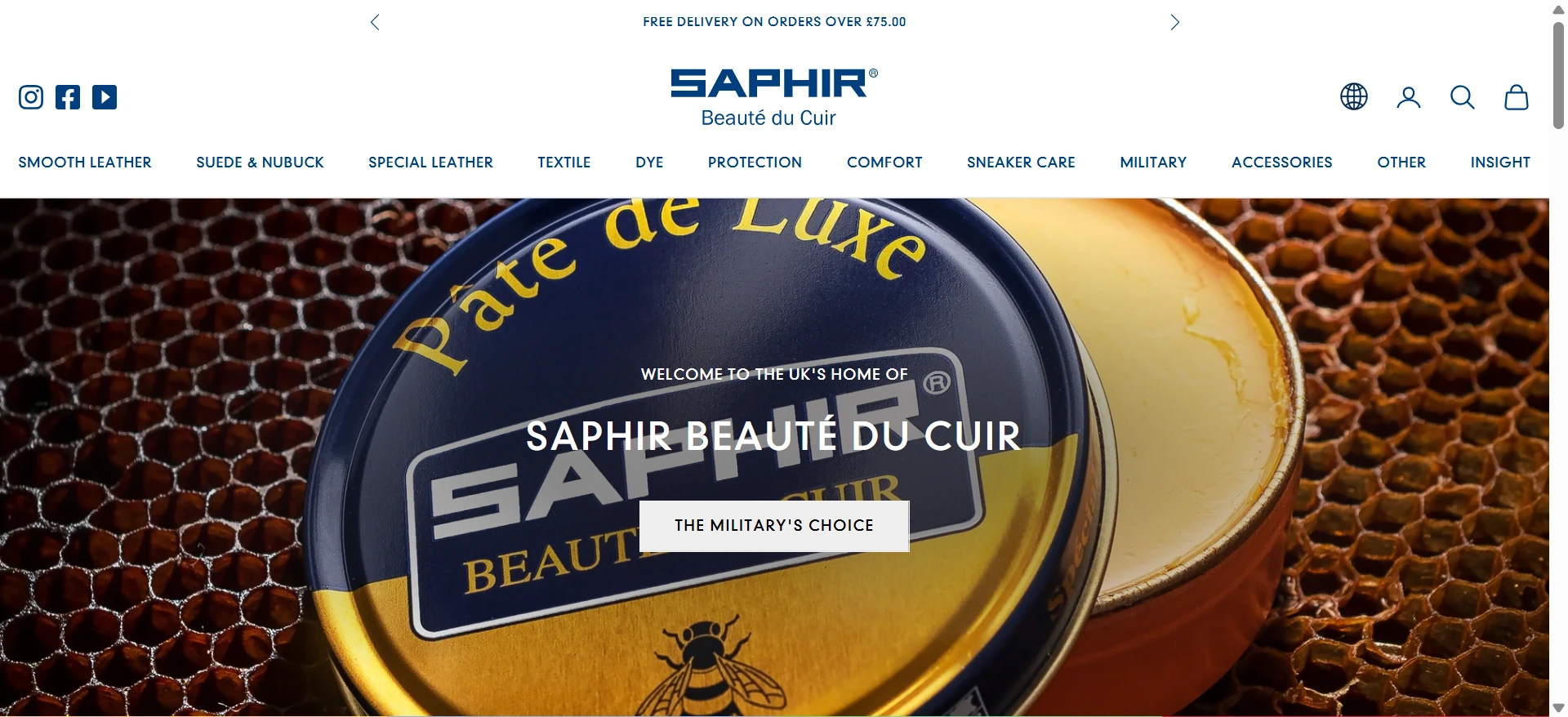 Uk Saphir Beauté du Cuir Store