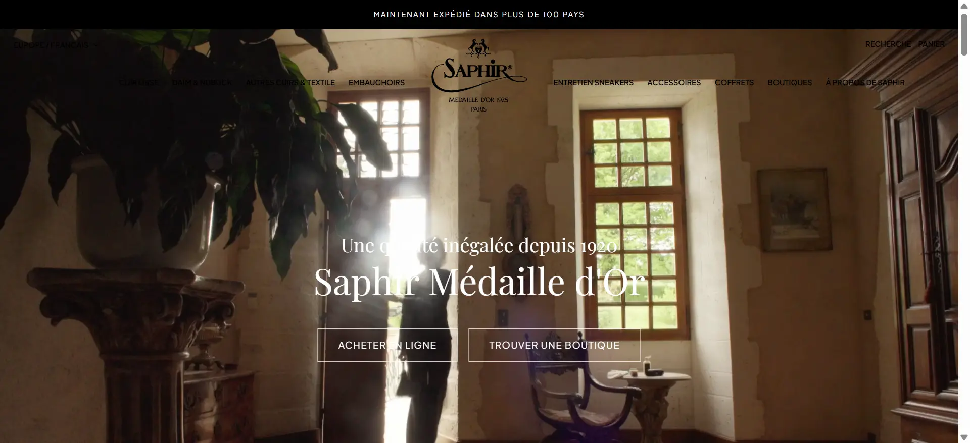 Saphir Médaille d'Or France