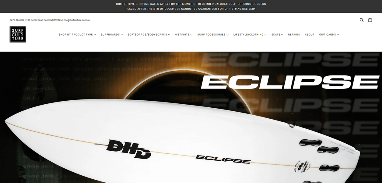 Surf Culture From WordPress to Shopify